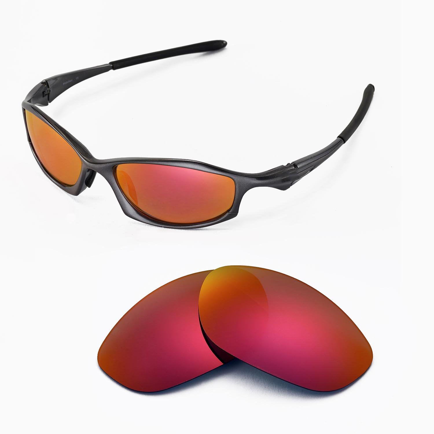 Lentes de substituição Walleva para óculos de sol Oakley Hatchet
